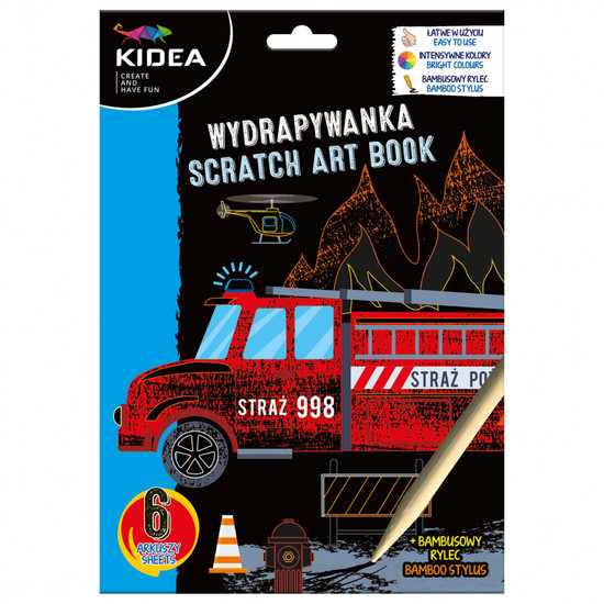 Kidea Képkarcoló, 6 lap - járművek